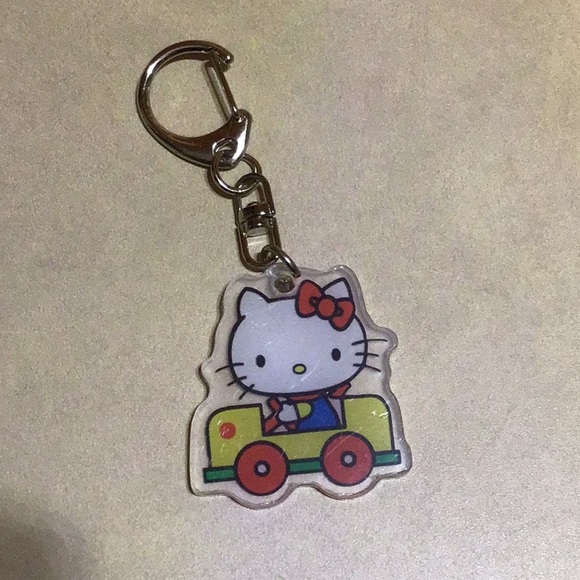 New Hello Kitty 4 Lot keychains pink - Picture 5 of 5